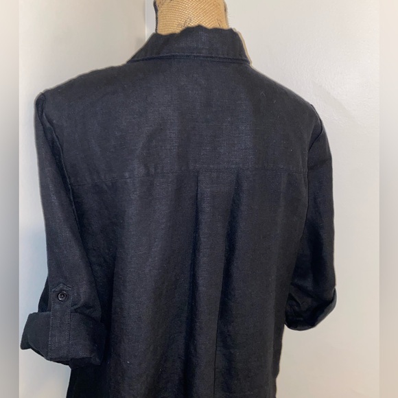 Chico’s Linen 3D Floral Dress - Picture 9 of 16